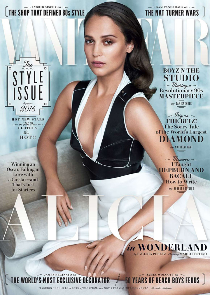 Alicia Vikander《Vanity Fair》美國版2016年9月號(hào)