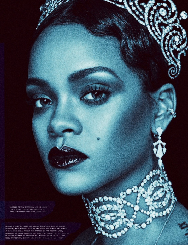 Rihanna《W》雜志2016年9月號(hào)