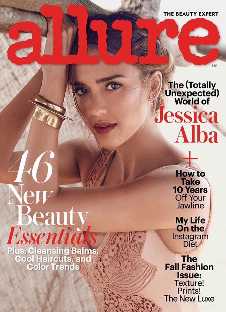 Jessica Alba《Allure》雜志2016年9月號