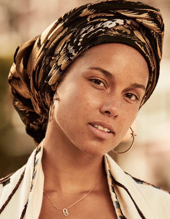 Alicia Keys《Grazia》法國版2016年8月號(hào)