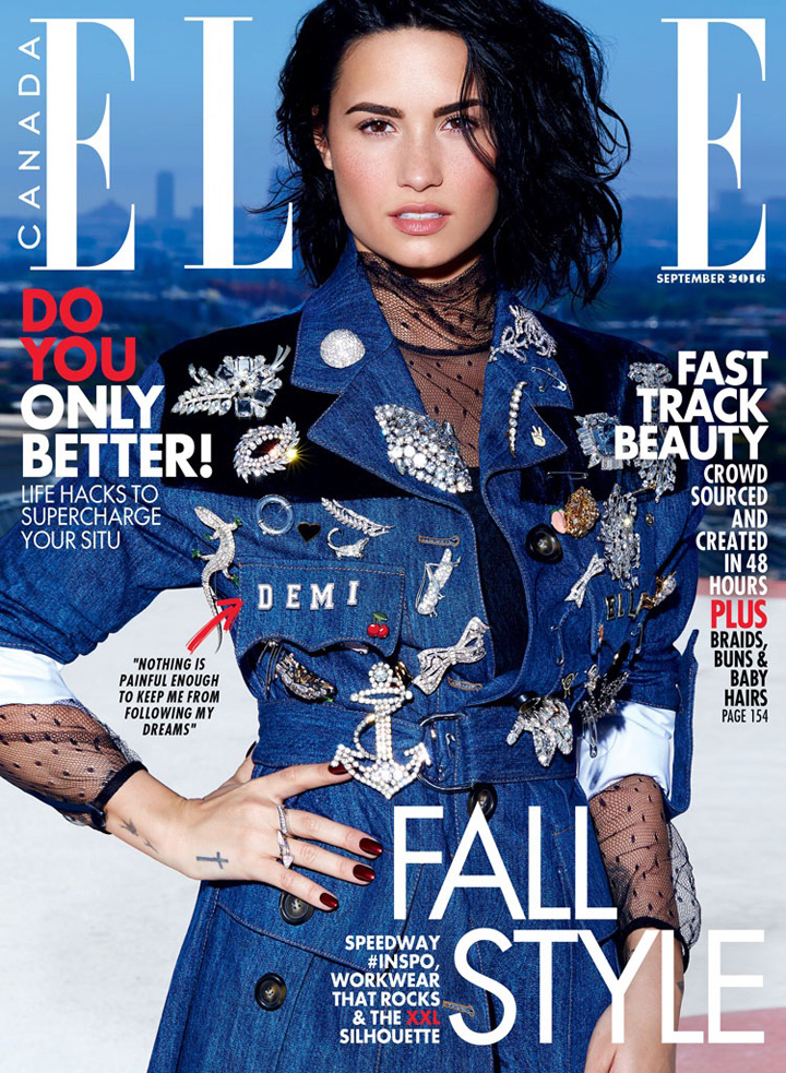 Demi Lovato《Elle》加拿大版2016年9月號(hào)