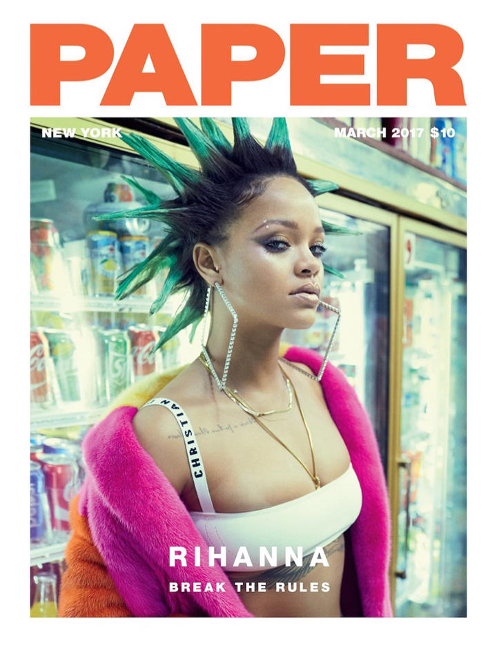 Rihanna《Paper》雜志2017年3月號