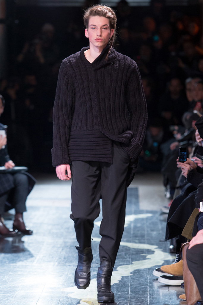 Yohji Yamamoto 2016秋冬男裝流行發(fā)布