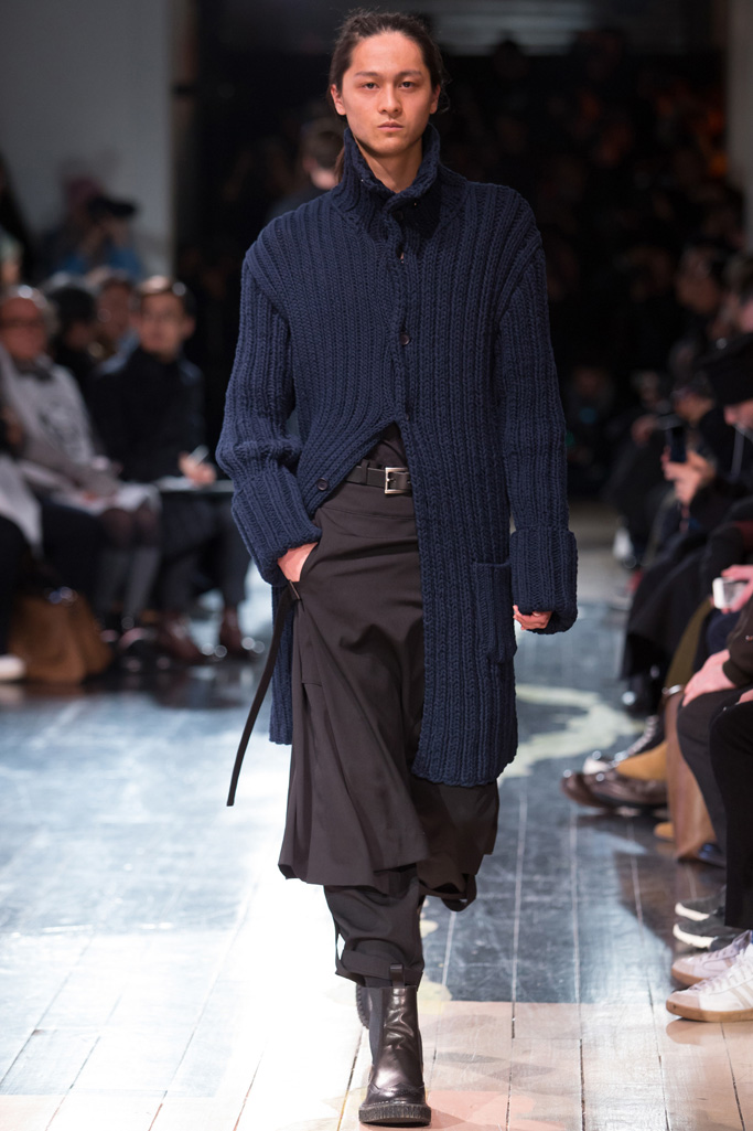 Yohji Yamamoto 2016秋冬男裝流行發(fā)布