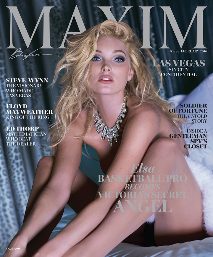 Elsa Hosk《Maxim》雜志2016年2月號