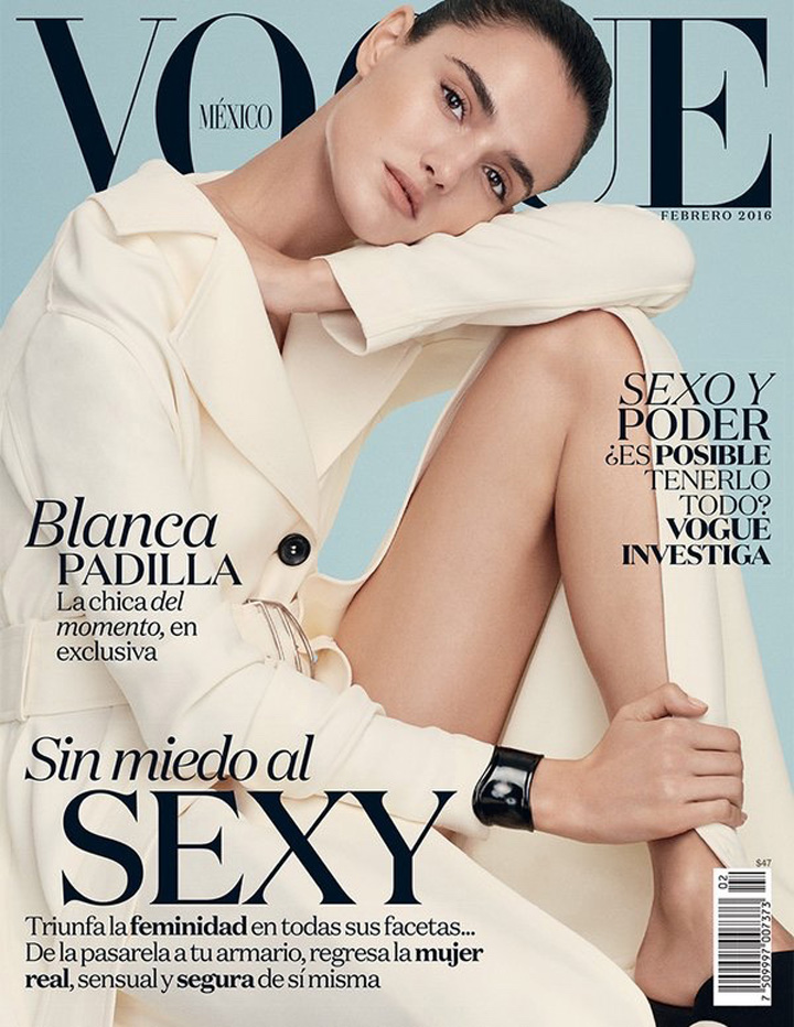 Blanca Padilla《Vogue》墨西哥版2016年2月號(hào)