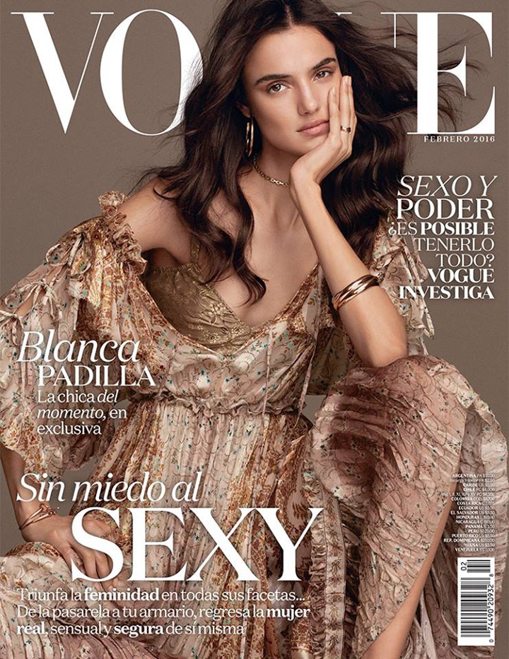 Blanca Padilla《Vogue》墨西哥版2016年2月號(hào)