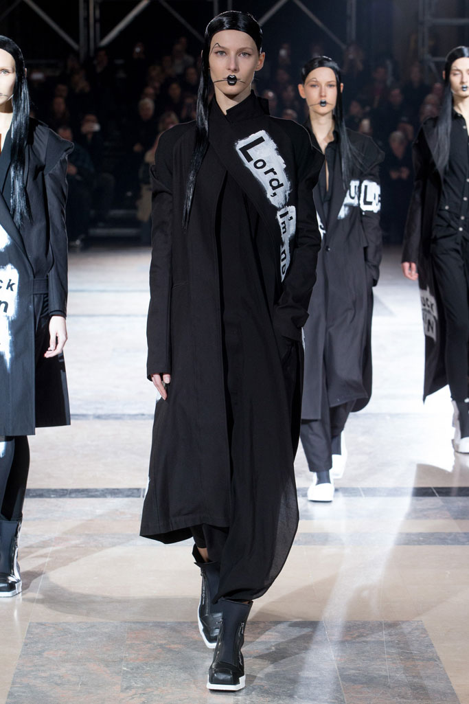 Yohji Yamamoto 2016秋冬流行發(fā)布