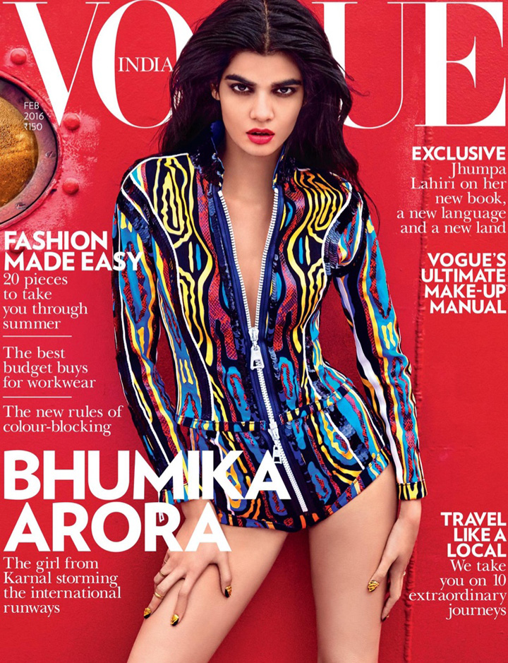 Bhumika Arora《Vogue》印度版2016年2月號