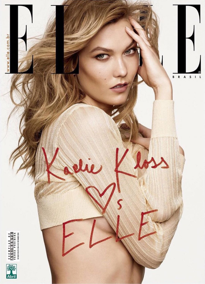 Karlie Kloss《Elle》巴西版2016年3月號(hào)