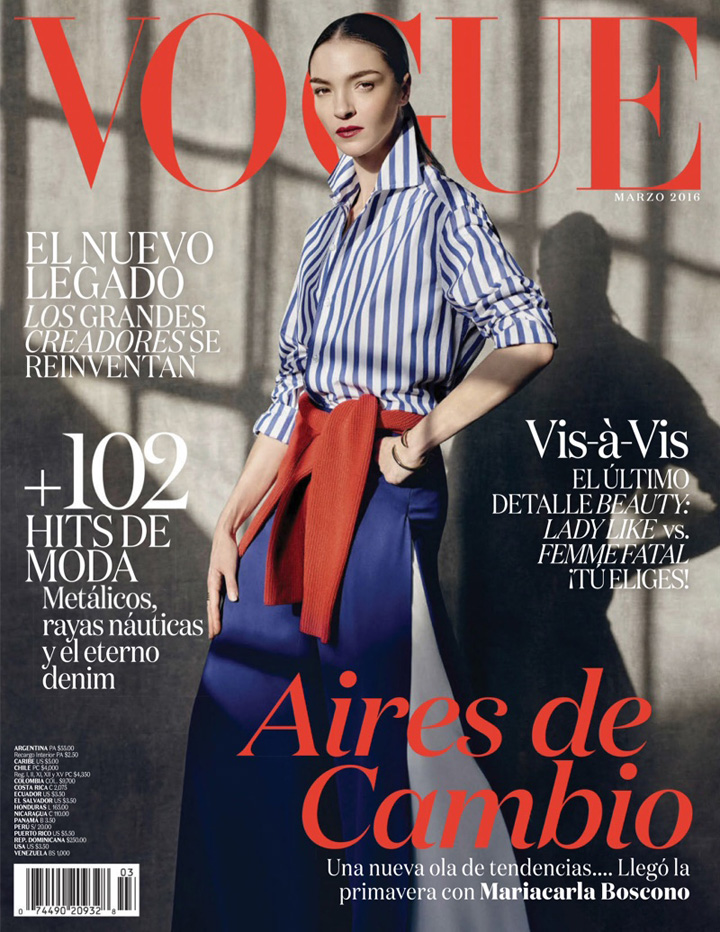 Mariacarla Boscono《Vogue》墨西哥版2016年4月號