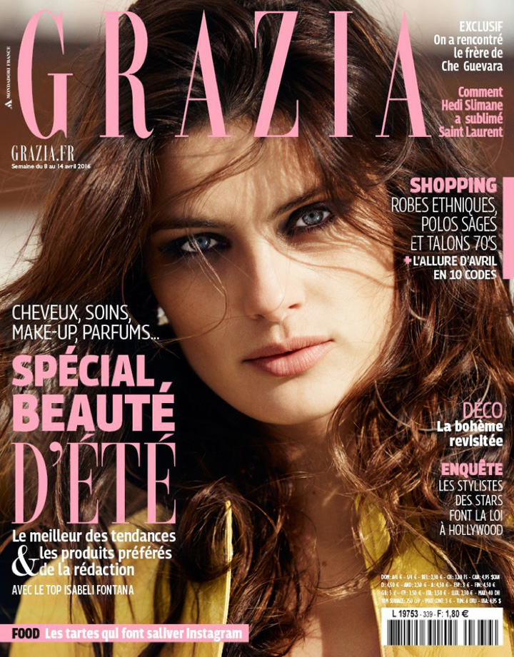 Isabeli Fontana《Grazia》法國(guó)版2016年4月號(hào)