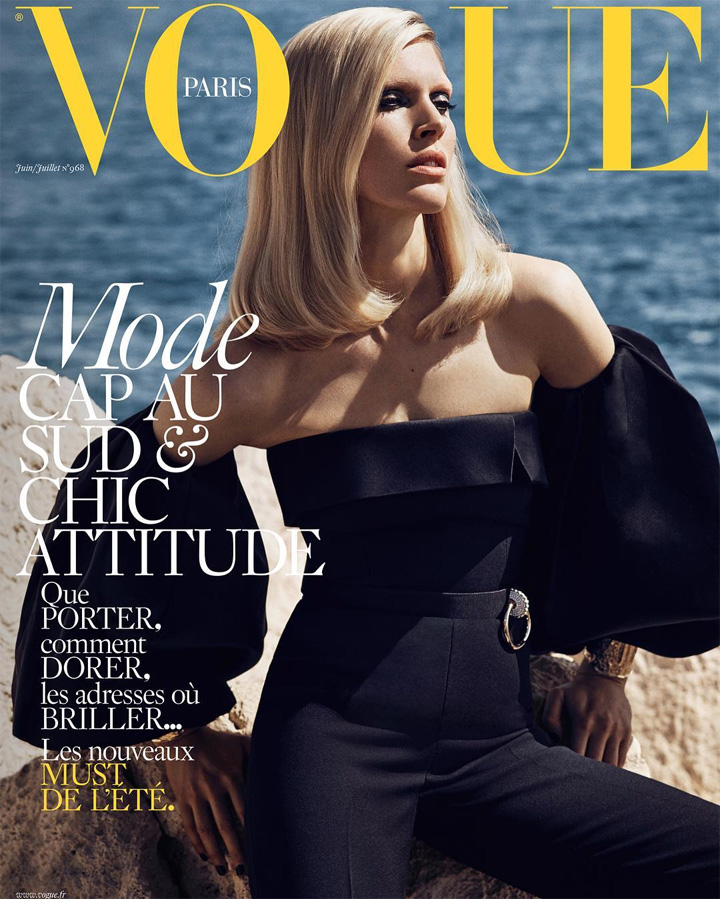 Iselin Steiro《Vogue》法國版2016年6/7月號