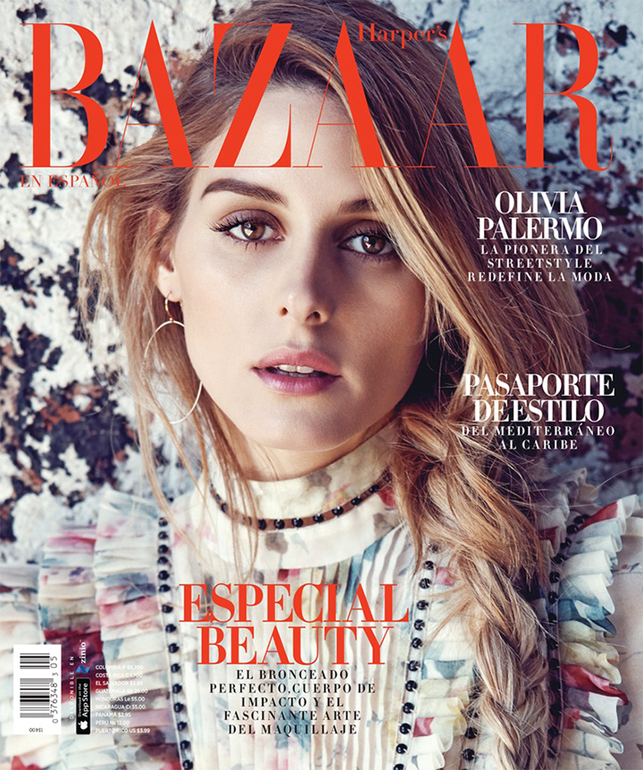 Olivia Palermo《Harper's Bazaar》墨西哥版2016年6-7月號(hào)