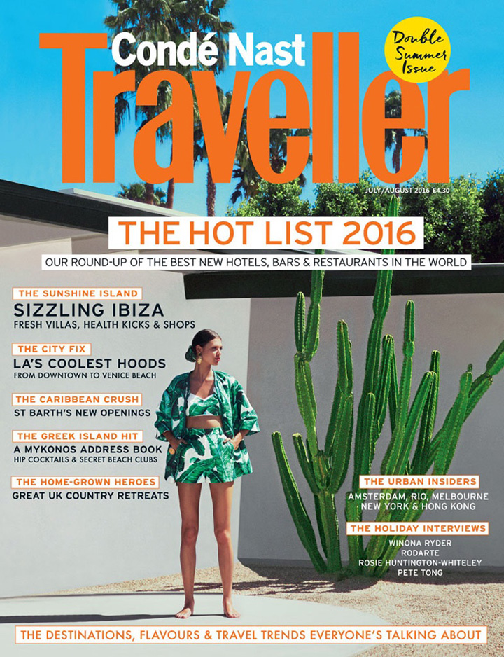 Anais Pouliot《Conde Nast Traveller》雜志2016年7-8月號