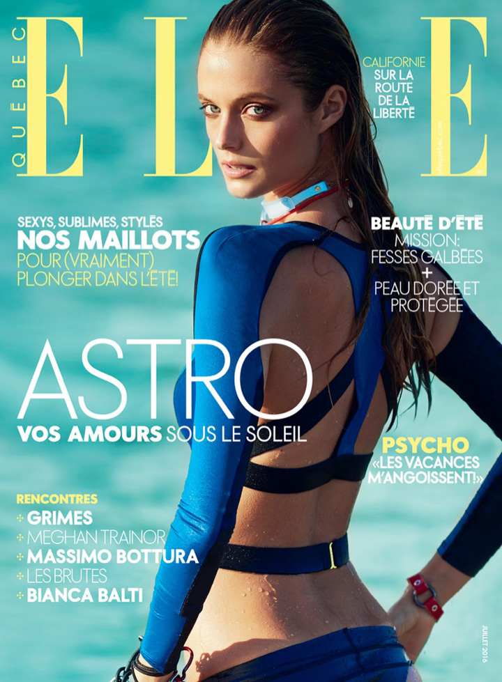 Kate Bock《Elle》魁北克版2016年7月號(hào)