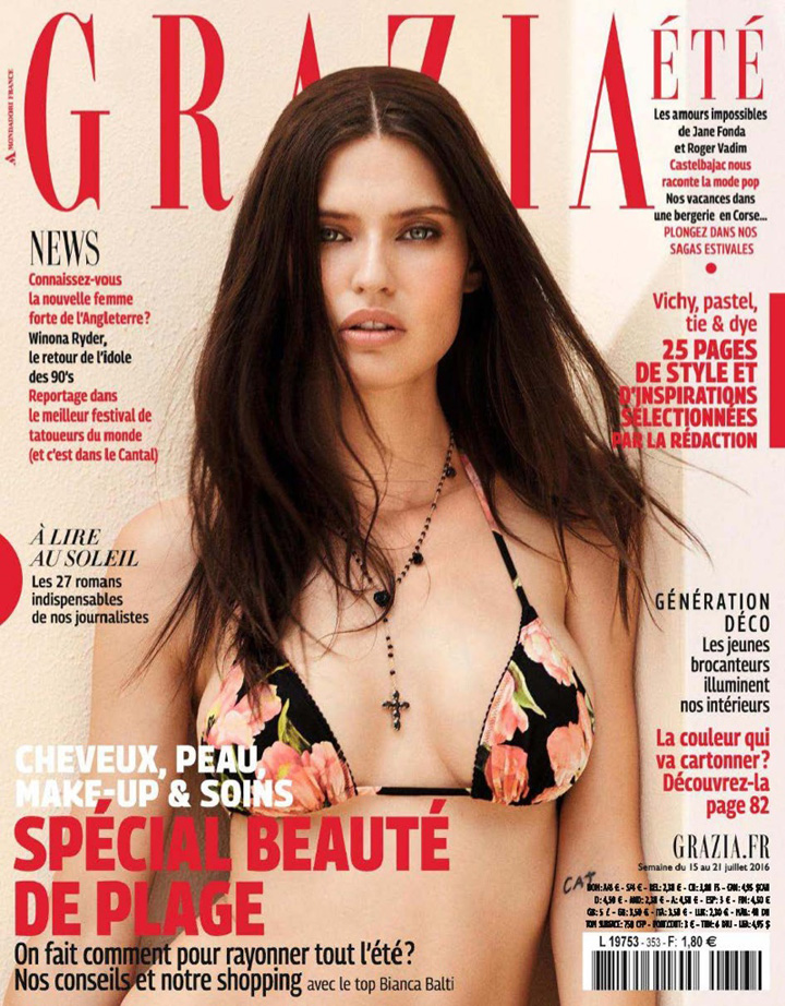 Bianca Balti《Grazia》法國版2016年7月號