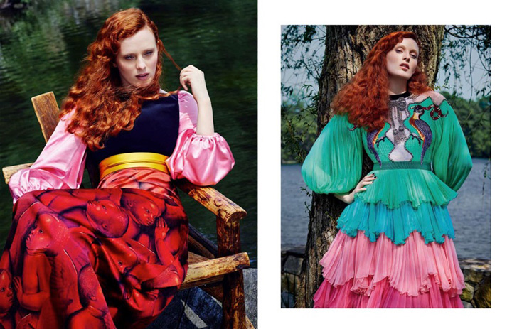 Karen Elson《Harper's Bazaar》俄羅斯版2016年8月號(hào)