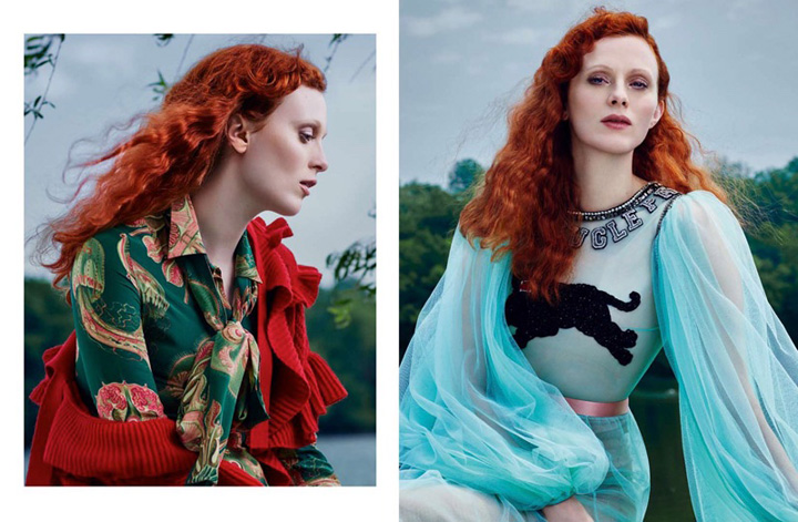 Karen Elson《Harper's Bazaar》俄羅斯版2016年8月號(hào)