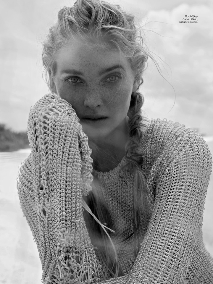 Elsa Hosk《Harper's Bazaar》希臘版2016年8月號(hào)