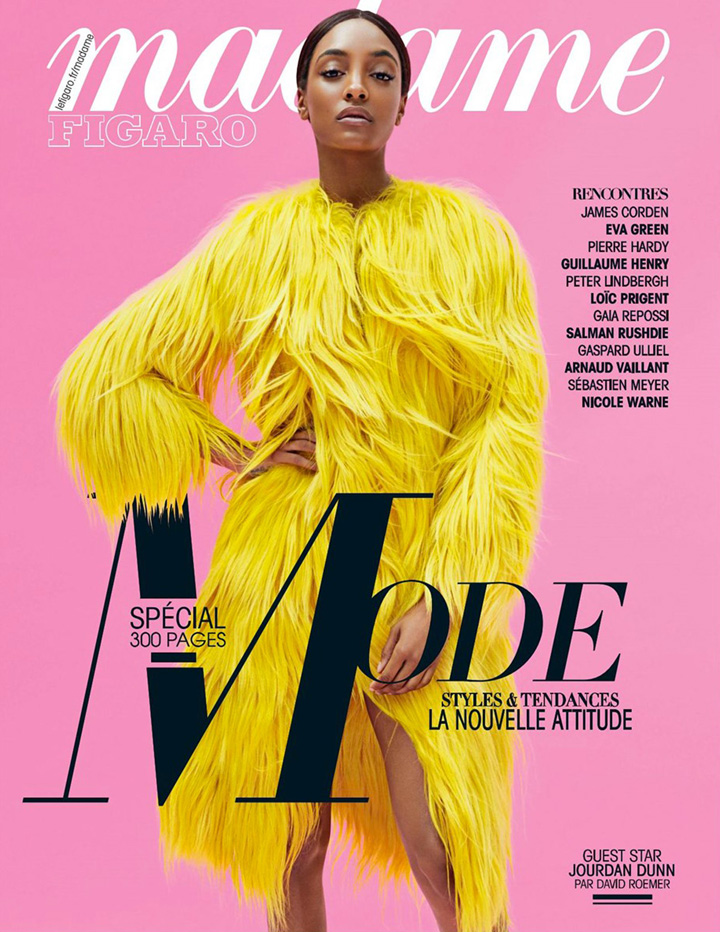 Jourdan Dunn《Madame Figaro》雜志2016年8月號