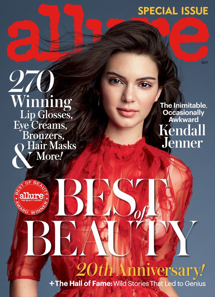 Kendall Jenner《Allure》雜志2016年10月號