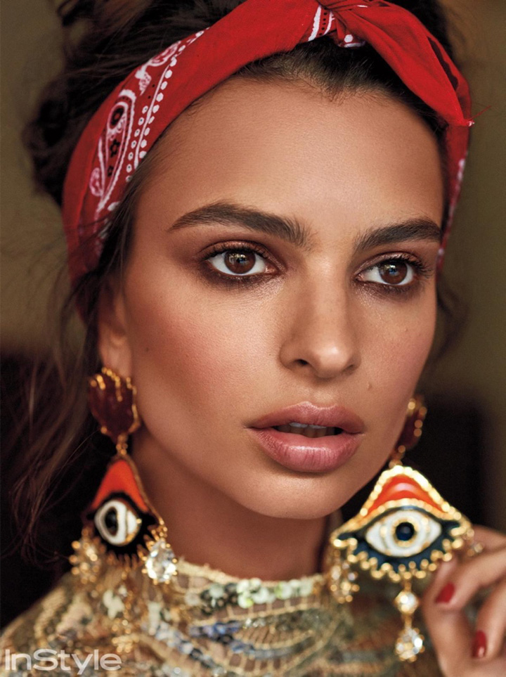 Emily Ratajkowski《InStyle》雜志2017年3月號