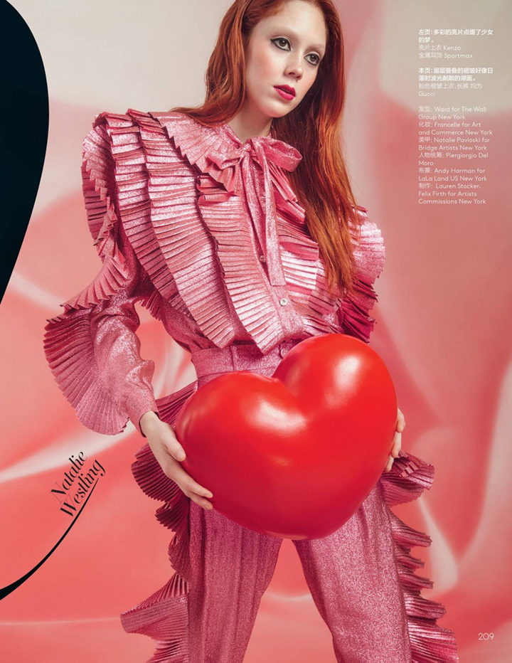 Natalie Westling《Vogue》中國(guó)版2017年3月號(hào)