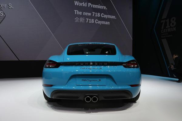 保時(shí)捷718 Cayman 北京車展全球首發(fā)