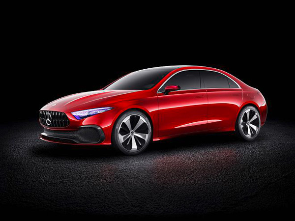 奔馳Concept A Sedan 概念車亮相上海車展