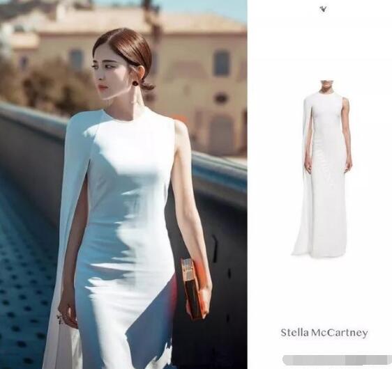 Stella mccartney的白色禮服裙