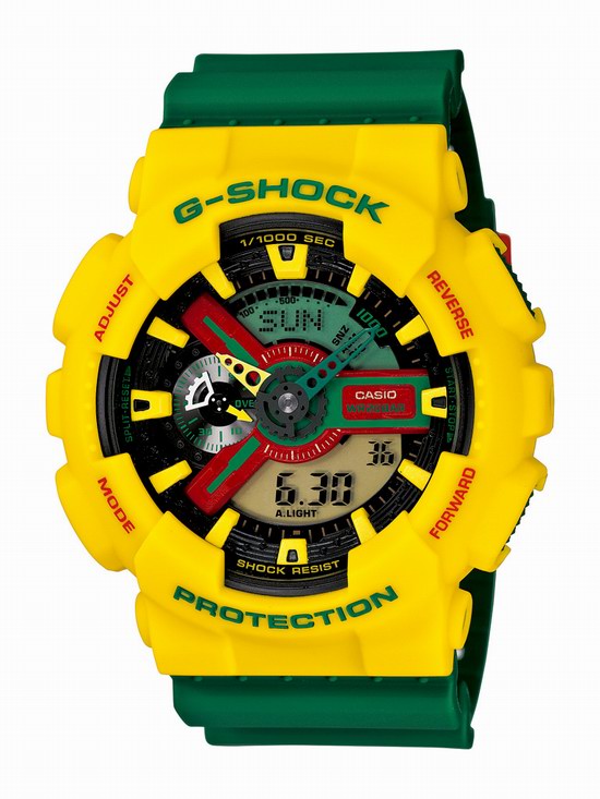 G-SHOCK推出全新系列表款Rastafarian Pack，極具牙買加民族風格特色