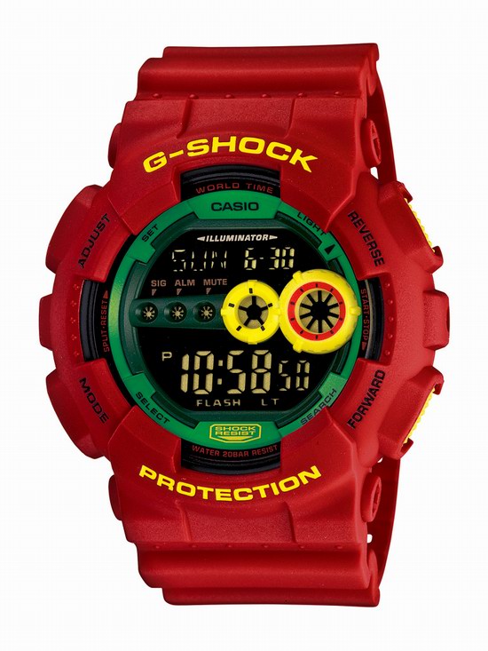 G-SHOCK推出全新系列表款Rastafarian Pack，極具牙買加民族風(fēng)格特色