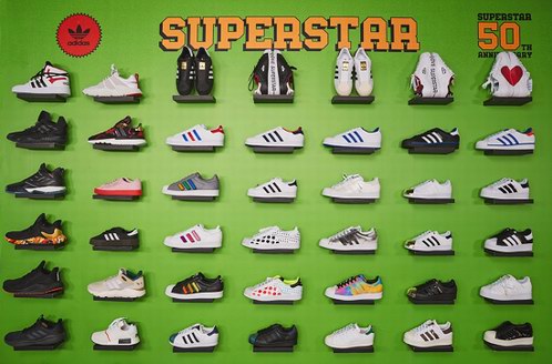 阿迪達(dá)斯攜手天貓超級(jí)品牌日，見證經(jīng)典鞋款 Superstar 50 周年創(chuàng)變