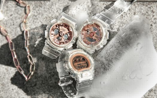 敢于純粹，個(gè)性無(wú)畏！G-SHOCK透明玫瑰金女性系列晶透來(lái)襲