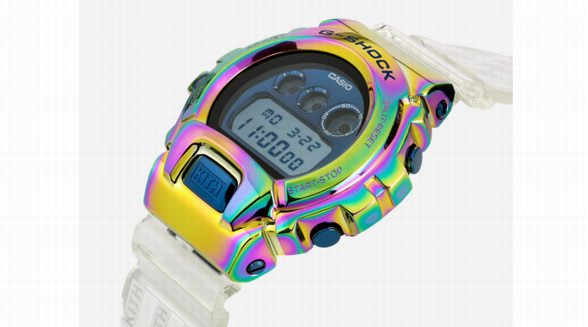 G-SHOCK·KITH新款彩虹聯(lián)名腕表 4月炫光來(lái)襲 限量開售