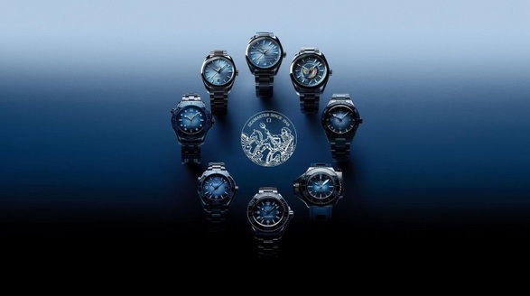 全新歐米茄海馬系列Seamaster in Summer Blue腕表，更深、更藍(lán)、更未來