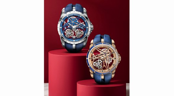 愛在時(shí)刻芯動(dòng) 羅杰杜彼RogerDubuis王者系列陀飛輪腕表