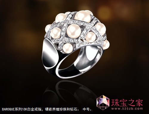 Chanel奢華珠寶戒指Baroque系列（Baroque Ring Collection of Chanel's Fine Jewelry），