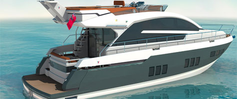 Fairline 發(fā)布全新Squadron 50飛橋游艇