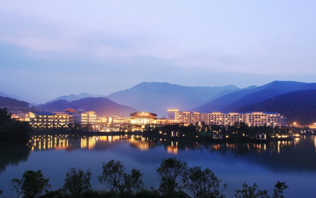 圖為開元寧波九龍湖度假全景 