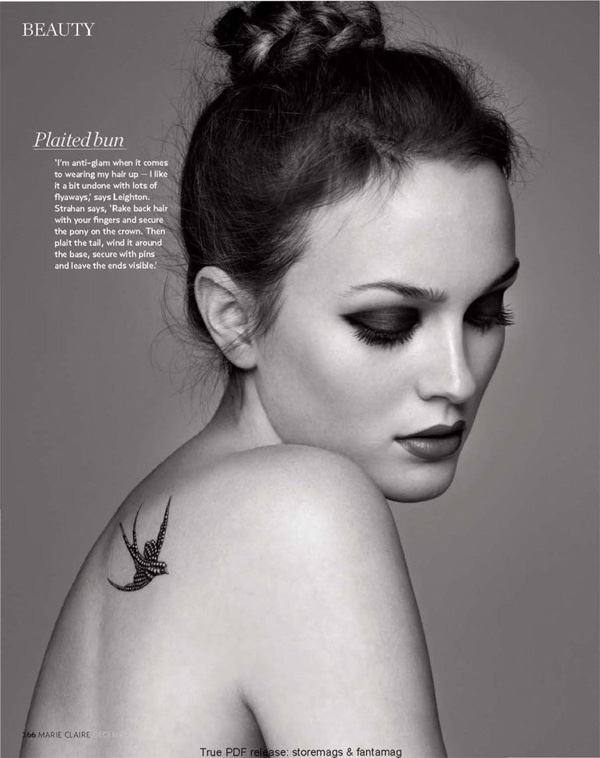 Leighton Meester《Marie Claire》英國版12月號