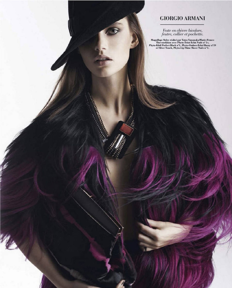 Giedre Dukauskaite《Marie Claire》法國(guó)版2012年10月號(hào)