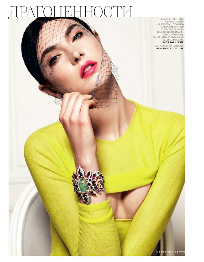 Jacquelyn Jablonski《Vogue》俄版2012年10月號