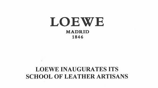 Loewe（羅威）開辦皮革技師學(xué)校