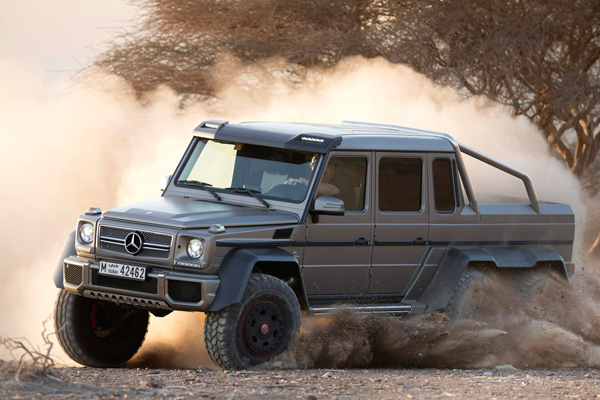 奔馳即將推出「G63 AMG 6x6」民用版豪華皮卡