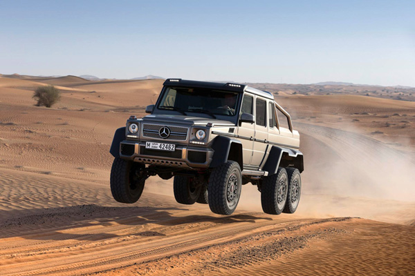 奔馳即將推出「G63 AMG 6x6」民用版豪華皮卡