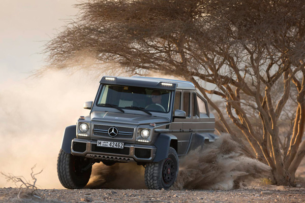 奔馳即將推出「G63 AMG 6x6」民用版豪華皮卡