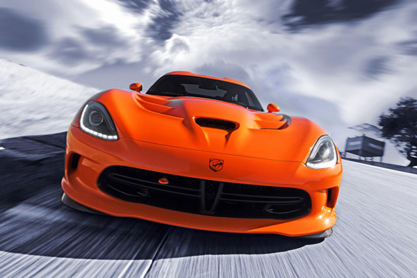 道奇2014款SRT Viper TA橙色限量版將亮相紐約