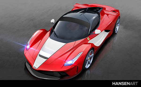 法拉利賽道版「LaFerrari EVOXX」設(shè)計(jì)圖發(fā)布